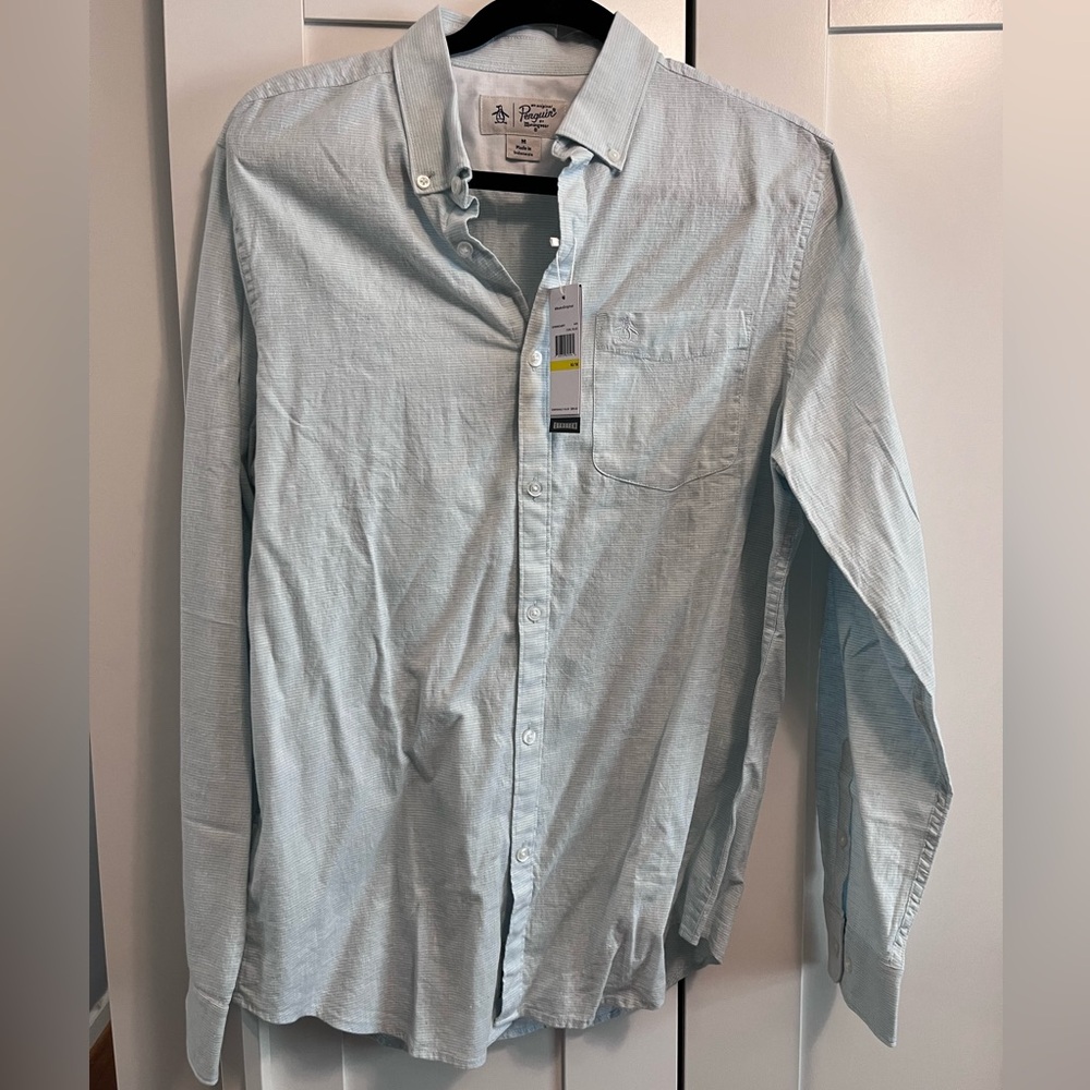 Penguin long sleeve button up